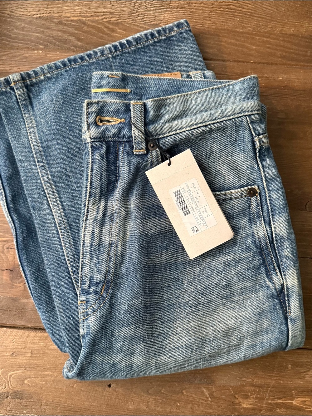 Classic Light Blue YSL 70s Jeans. Viral Jean are sold out everywhere!